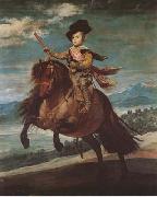 Diego Velazquez Prince Baltasar Carlos Equestrian (mk08) oil painting artist